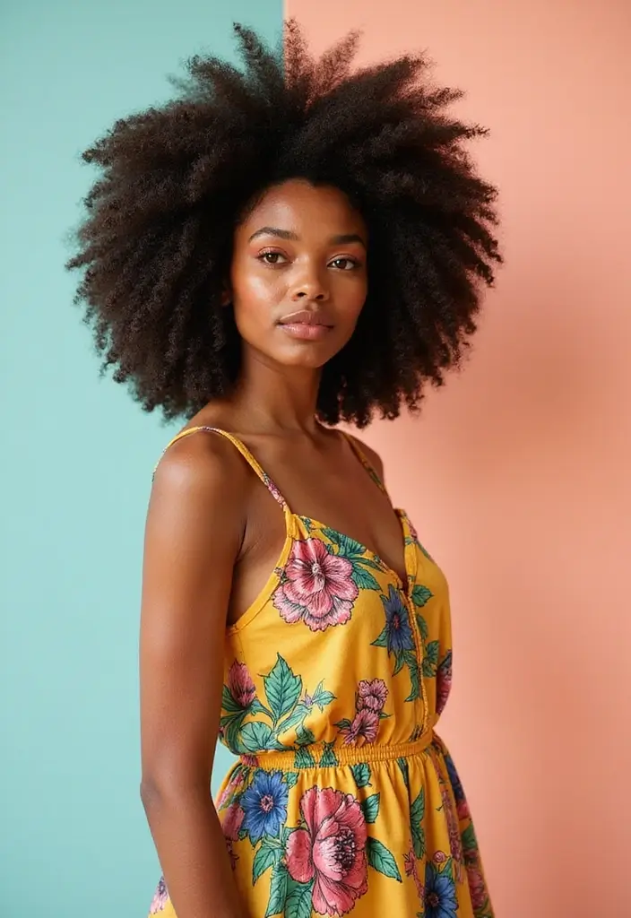 25 Gorgeous Hairstyles Natural to Embrace Your Roots - 6. Natural Afro