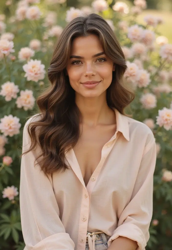 25 Gorgeous Hairstyles Natural to Embrace Your Roots - 9. Half Up, Half Down