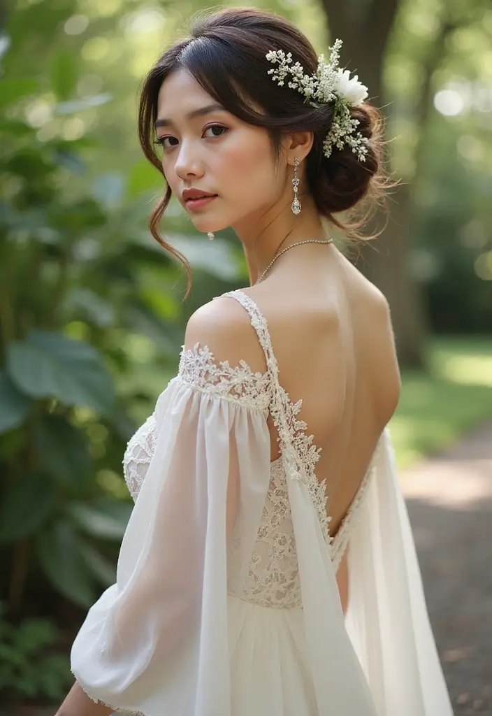 25 Hair Styles Side Part That Change Your Look - 16. Elegant Updo with Side Part