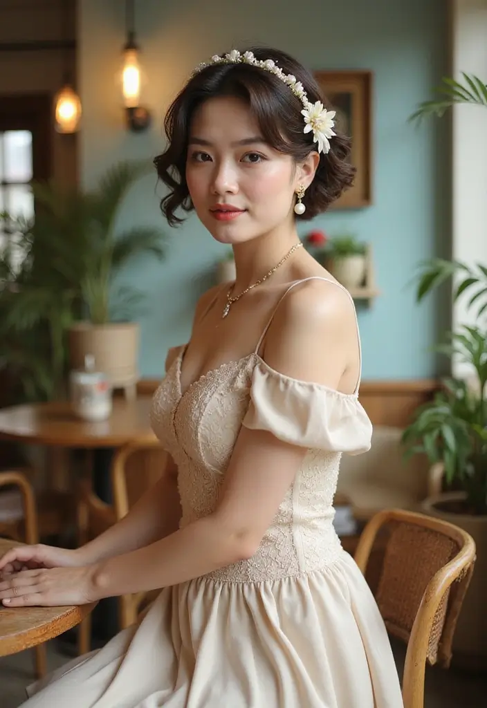 25 Hair Styles Side Part That Change Your Look - 18. Side Part with Vintage Accessories