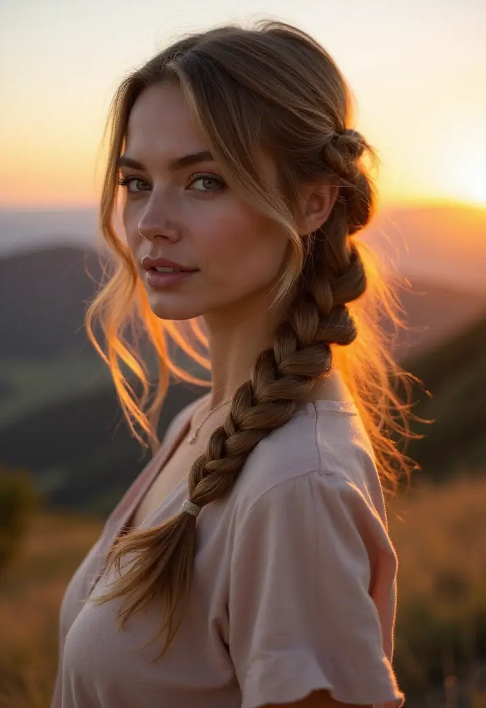 25 Hair Styles Simple and Stylish for Every Day - 11. Rope Braid