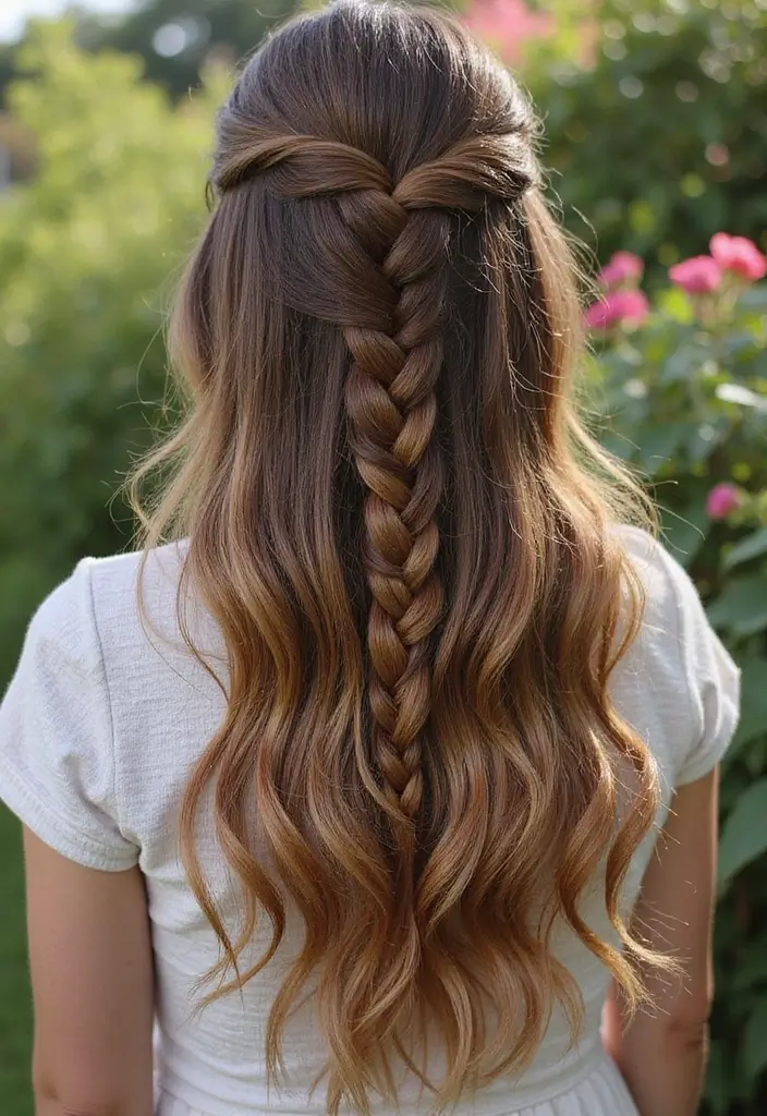 25 Hair Styles Simple and Stylish for Every Day - 13. Ladder Braid