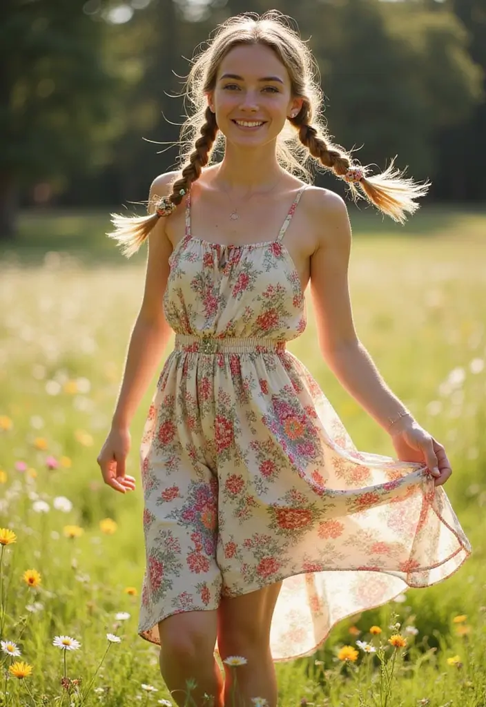 25 Hair Styles Simple and Stylish for Every Day - 22. Braided Pigtails