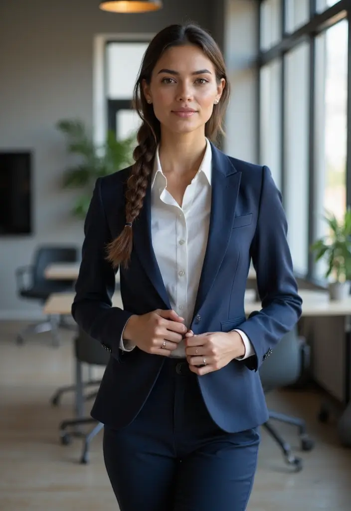 25 Hair Styles Simple and Stylish for Every Day - 24. Sleek Braid
