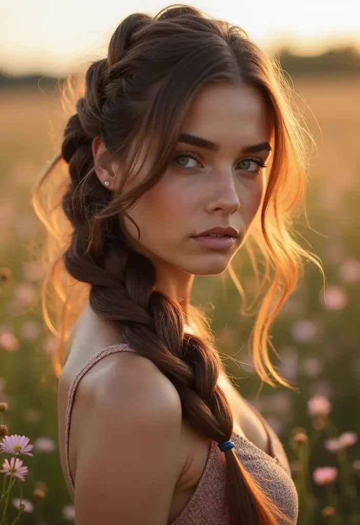 25 Hair Styles Simple and Stylish for Every Day - 3. Fishtail Braid