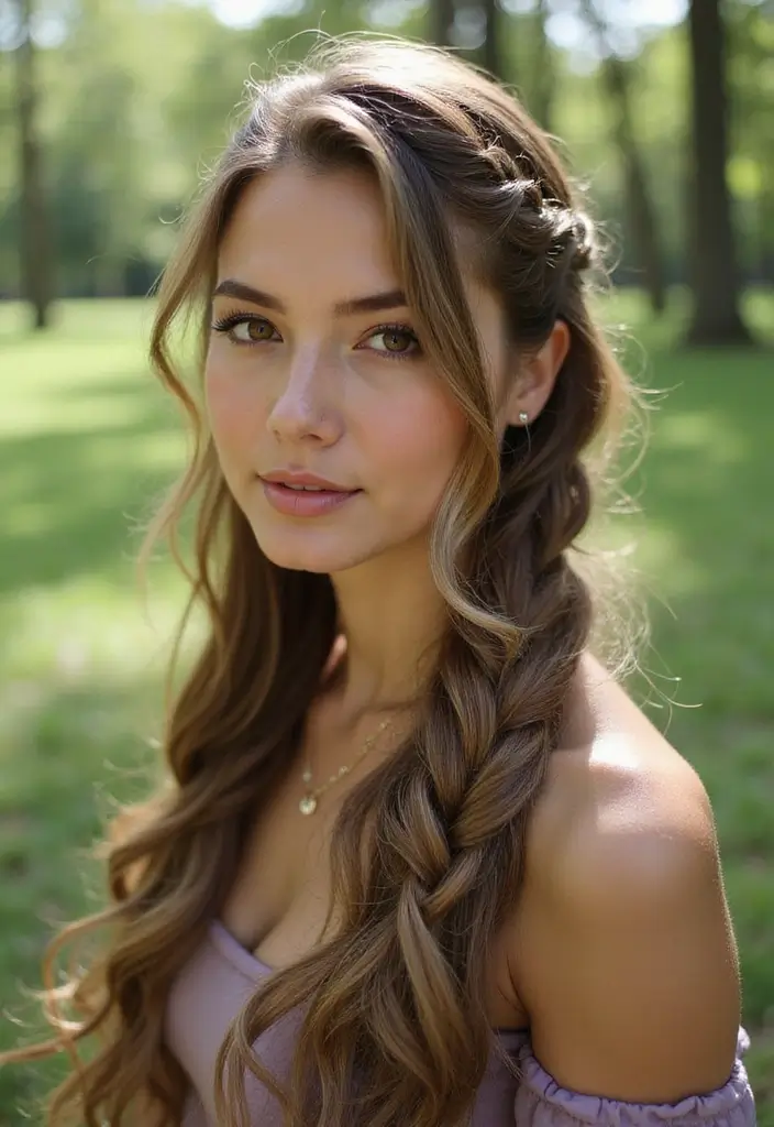 25 Hair Styles Simple and Stylish for Every Day - 7. Waterfall Braid