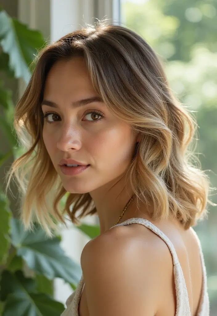 25 Haircut Inspo Medium Styles for Everyday Looks - 1. Textured Lob