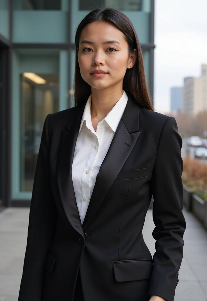 25 Haircut Inspo Medium Styles for Everyday Looks - 11. Sleek Middle Part