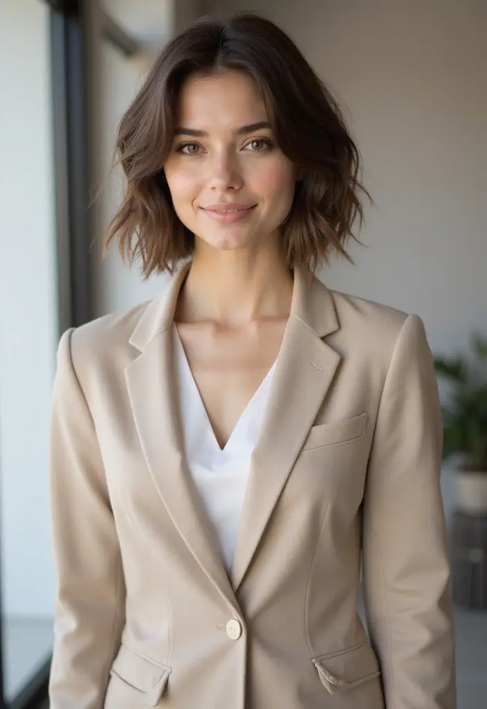 25 Haircut Inspo Medium Styles for Everyday Looks - 15. Layered Bob Cut