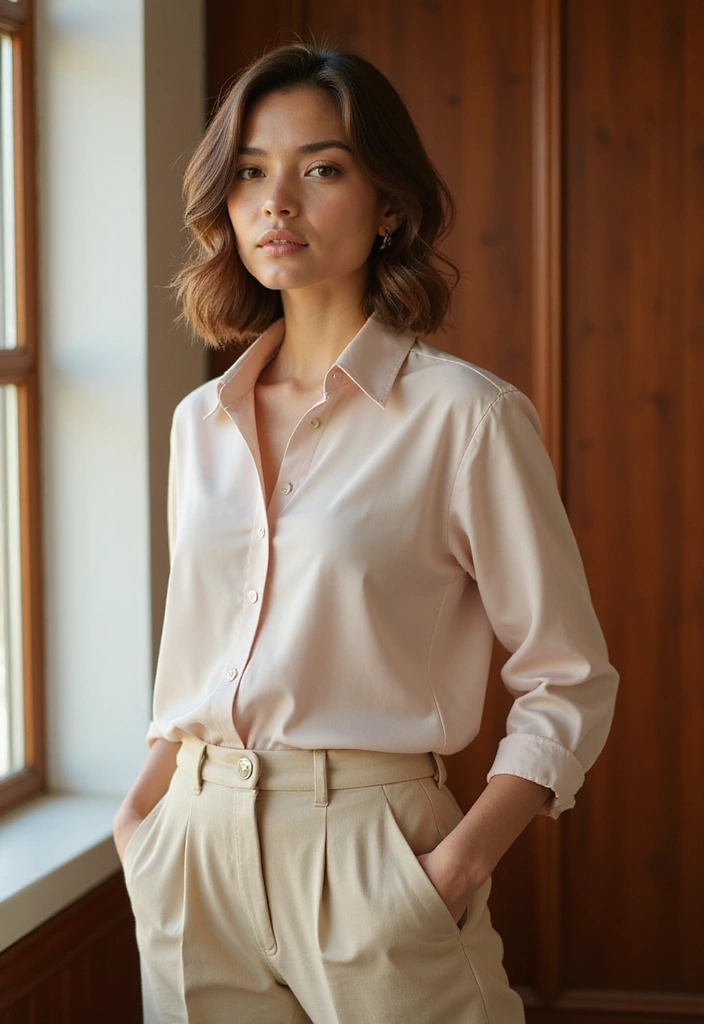 25 Haircut Inspo Medium Styles for Everyday Looks - 2. Classic Shoulder-Length Cut