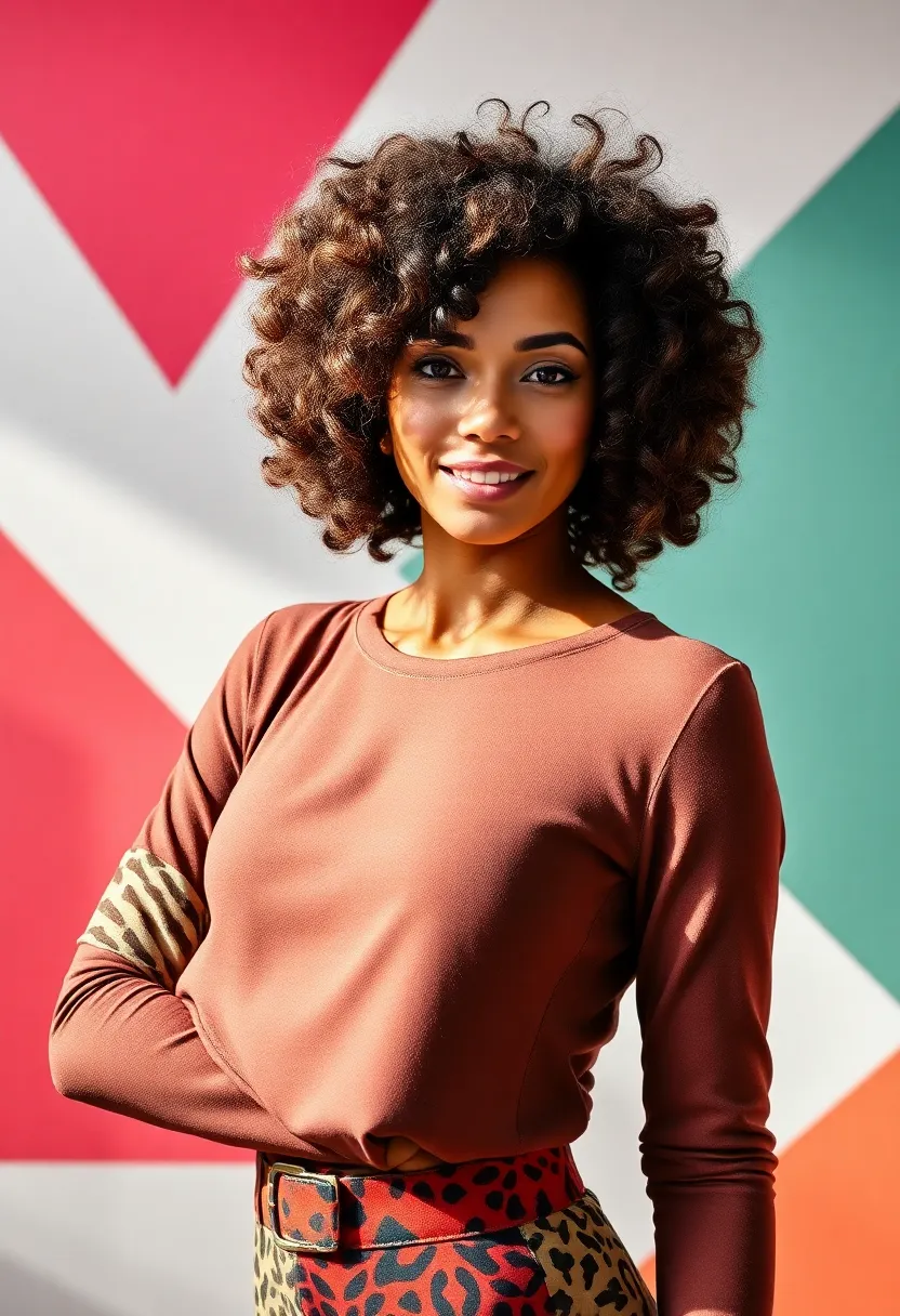 25 Haircuts for Oval Face Shapes That Look Amazing - 14. Curly Tapered Cut