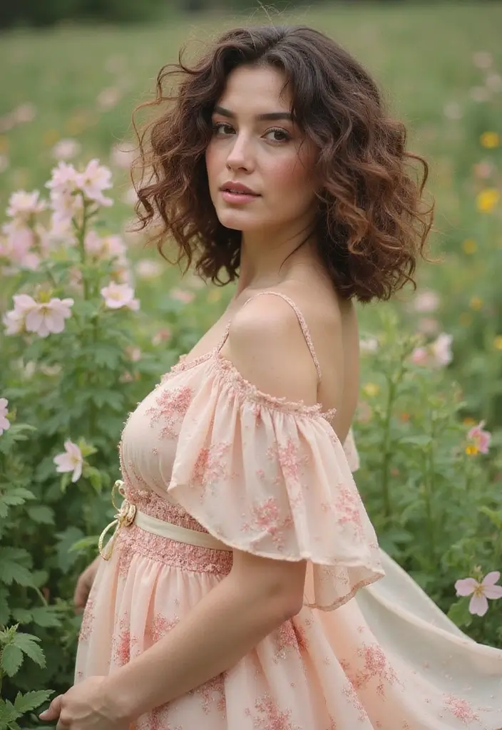 25 Haircuts for Oval Face Shapes That Look Amazing - 2. Shoulder-Length Layers