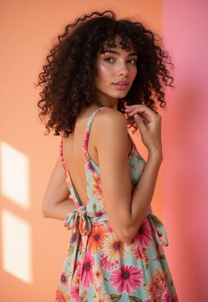 25 Haircuts for Oval Face Shapes That Look Amazing - 8. Defined Curly Bangs