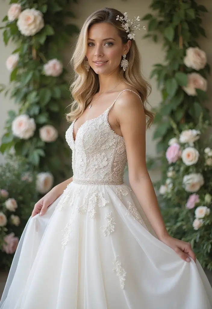 25 Hairstyles for Thin Hair for Wedding Perfect Looks - 4. Soft Waves with Hairpiece