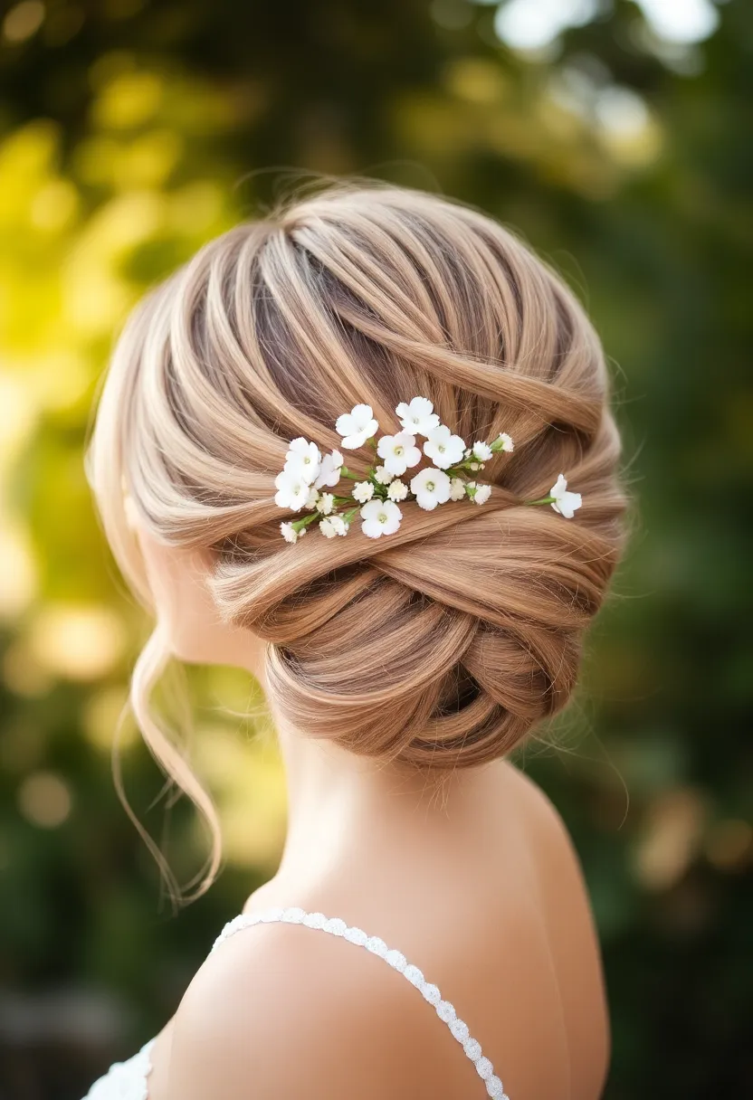 25 Hairstyles for Thin Hair for Wedding Perfect Looks - 8. Romantic Loose Bun
