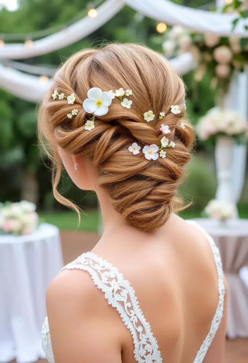 25 Hairstyles to Do with Knotless Braids for a Fresh Look - 22. Wedding-Inspired Updo