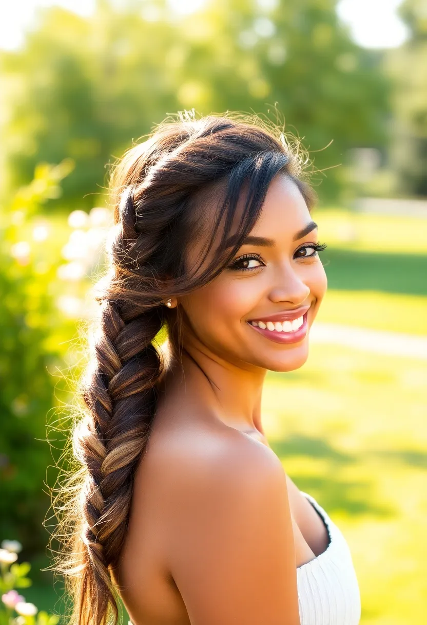25 Natural Hairstyles on Natural Hair to Celebrate Your Texture - 13. Side Braid
