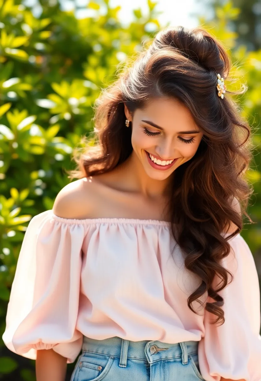 25 Natural Hairstyles on Natural Hair to Celebrate Your Texture - 14. Half-Up, Half-Down
