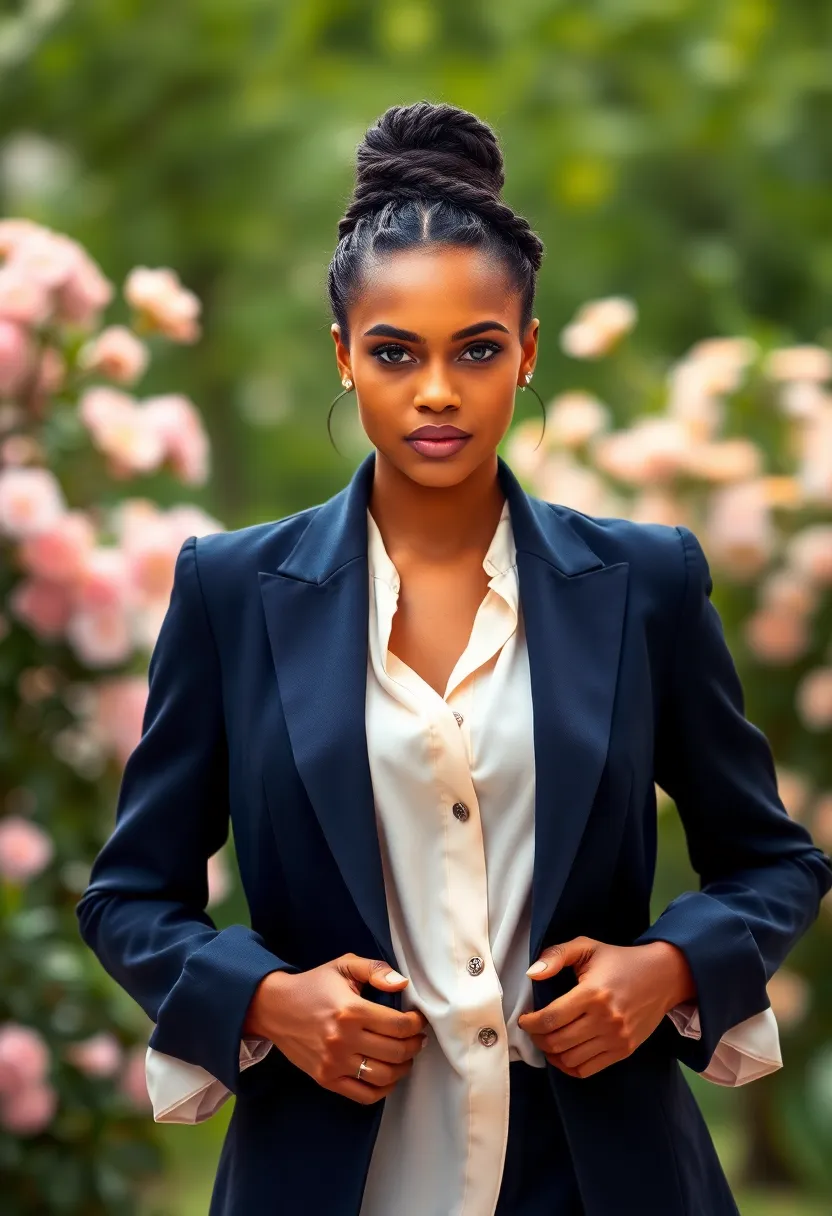 25 Natural Hairstyles on Natural Hair to Celebrate Your Texture - 20. Braided Bun