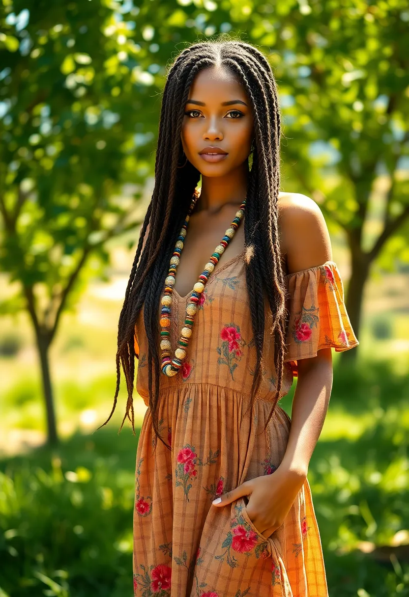 25 Natural Hairstyles on Natural Hair to Celebrate Your Texture - 24. Bohemian Braids