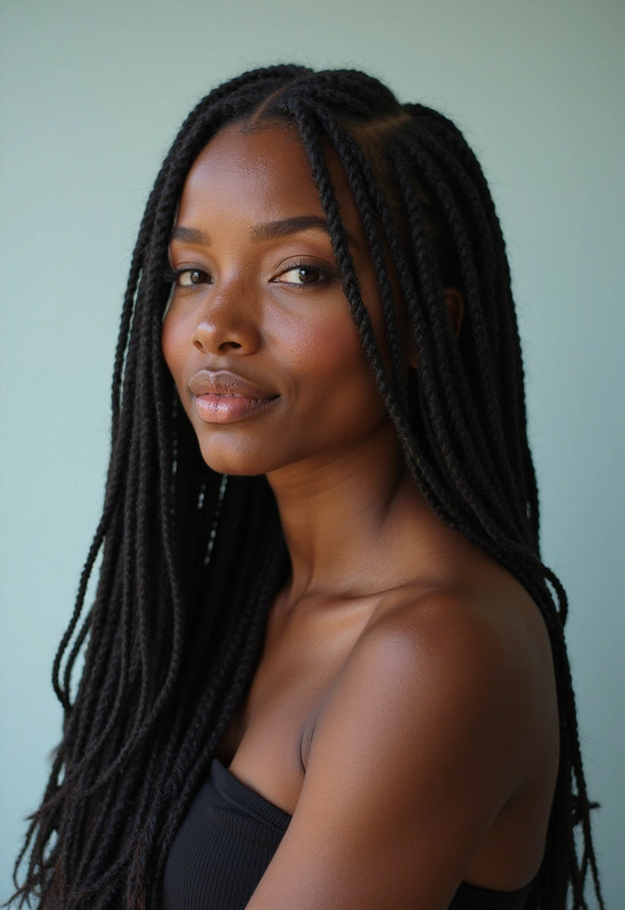 25 Natural Hairstyles on Natural Hair to Celebrate Your Texture - 4. Senegalese Twists