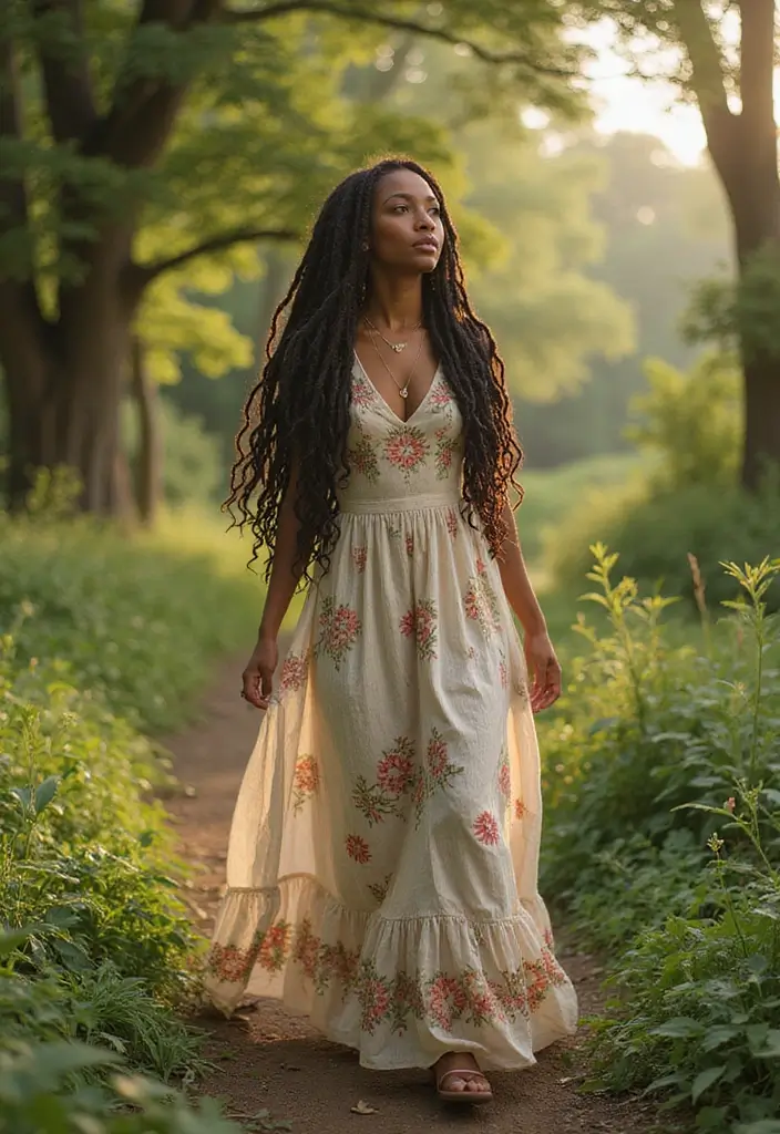 25 Natural Hairstyles on Natural Hair to Celebrate Your Texture - 8. Goddess Locs