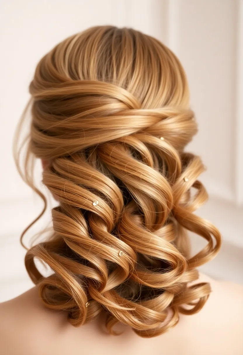 25 Updos for Fine Thin Hair That Look Gorgeous - 12. Pinned Back Waves