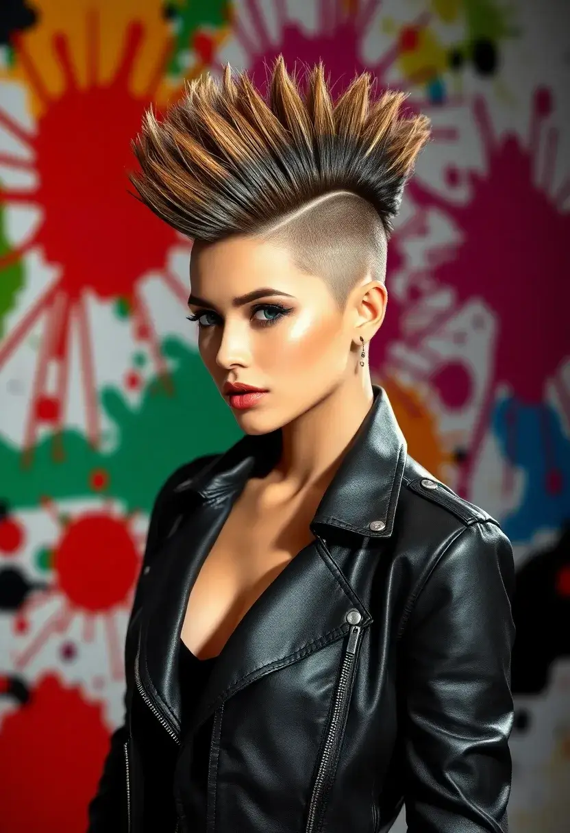 25 Updos for Fine Thin Hair That Look Gorgeous - 13. Faux Hawk Updo