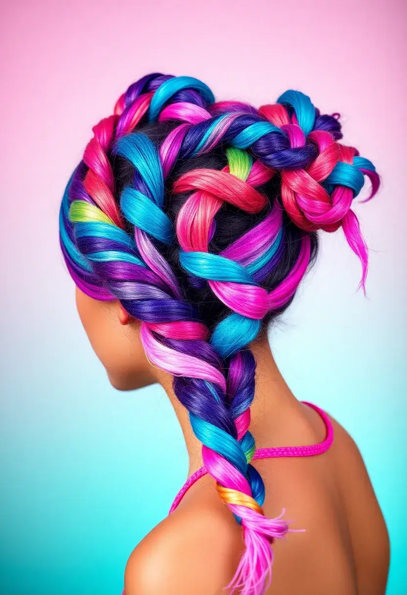 25 Updos for Fine Thin Hair That Look Gorgeous - 9. Artistic Twists and Turns