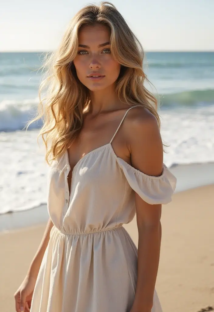 25 Winter Haircuts for Long Hair to Stay Stylish - 16. Layered Beach Waves