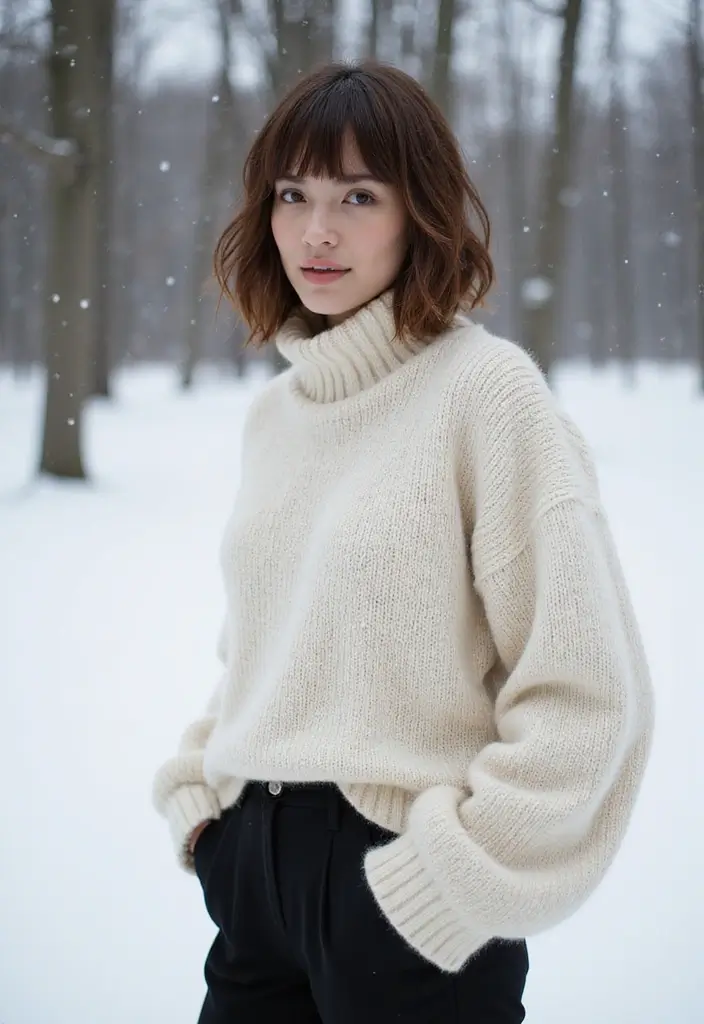 25 Winter Haircuts for Long Hair to Stay Stylish - 20. Long Layered Pixie