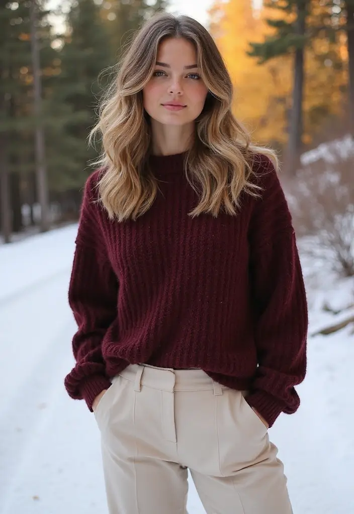 25 Winter Haircuts for Long Hair to Stay Stylish - 24. Long Layered Wavy Bob