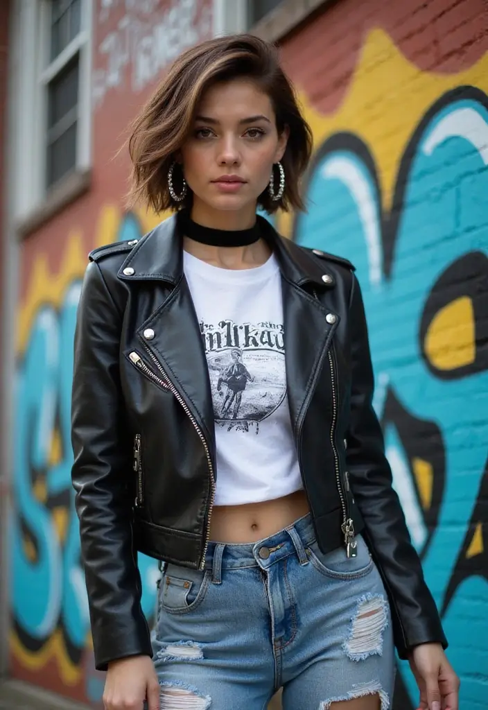 25 Youthful Gray Bob Hairstyles That Look Fresh - 20. Faux Hawk Bob