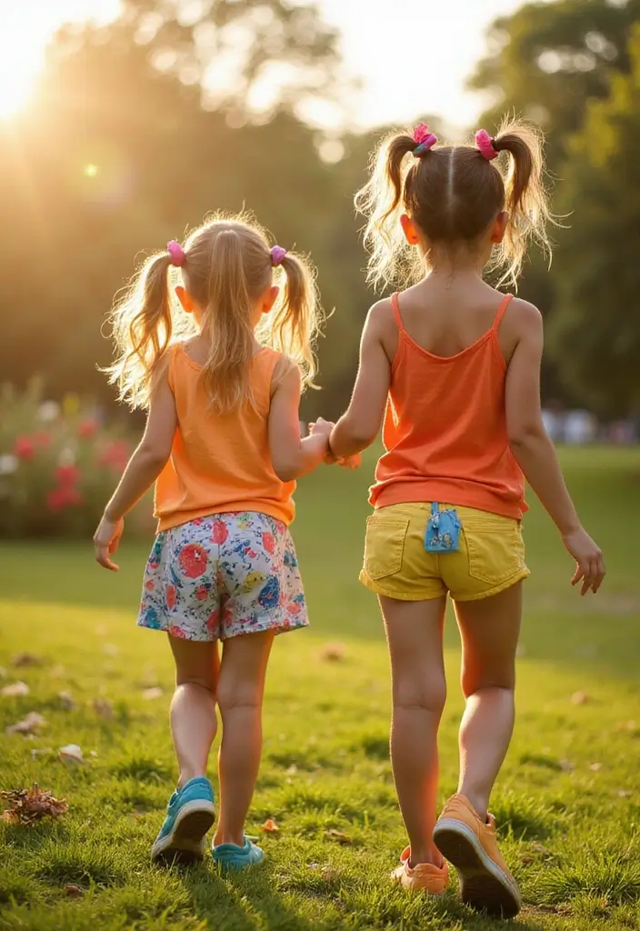 26 Fun Hairstyles Kids Will Enjoy Wearing - 1. Playful Pigtails