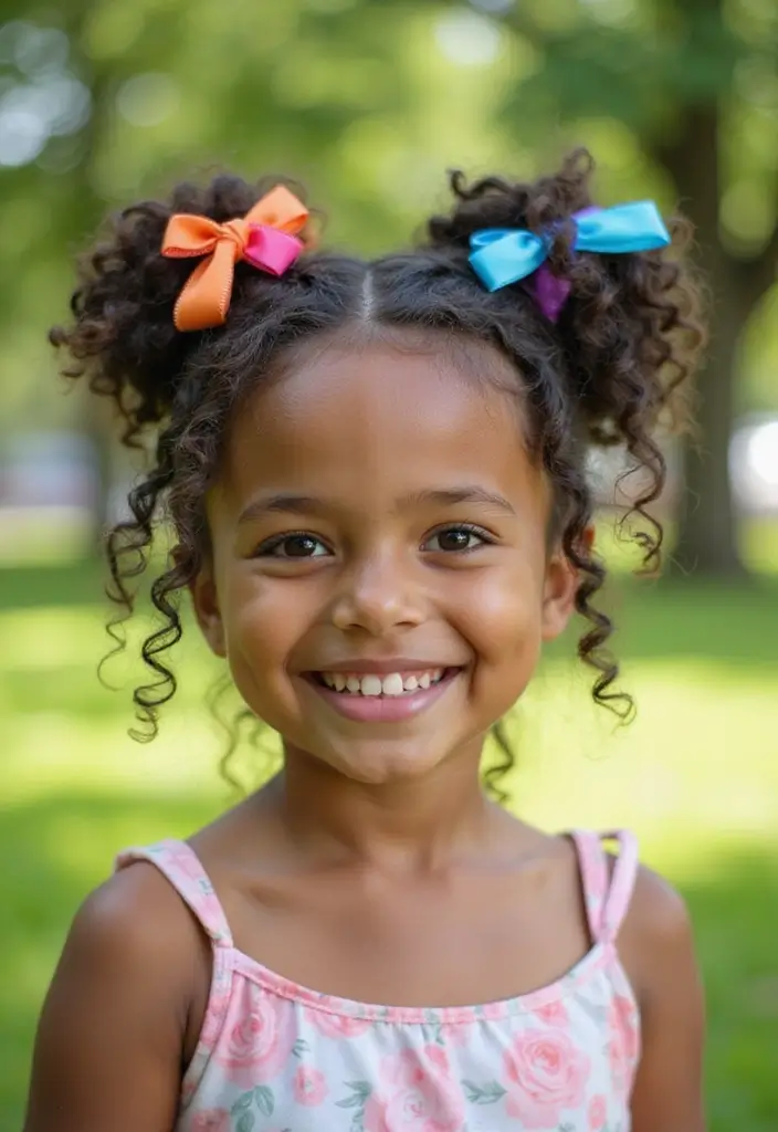 26 Fun Hairstyles Kids Will Enjoy Wearing - 19. Playful Twists