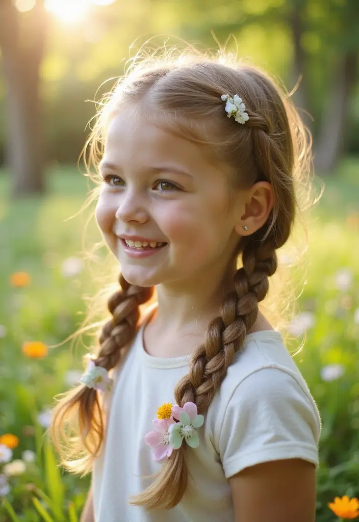 26 Fun Hairstyles Kids Will Enjoy Wearing - 20. Easy Side Braid