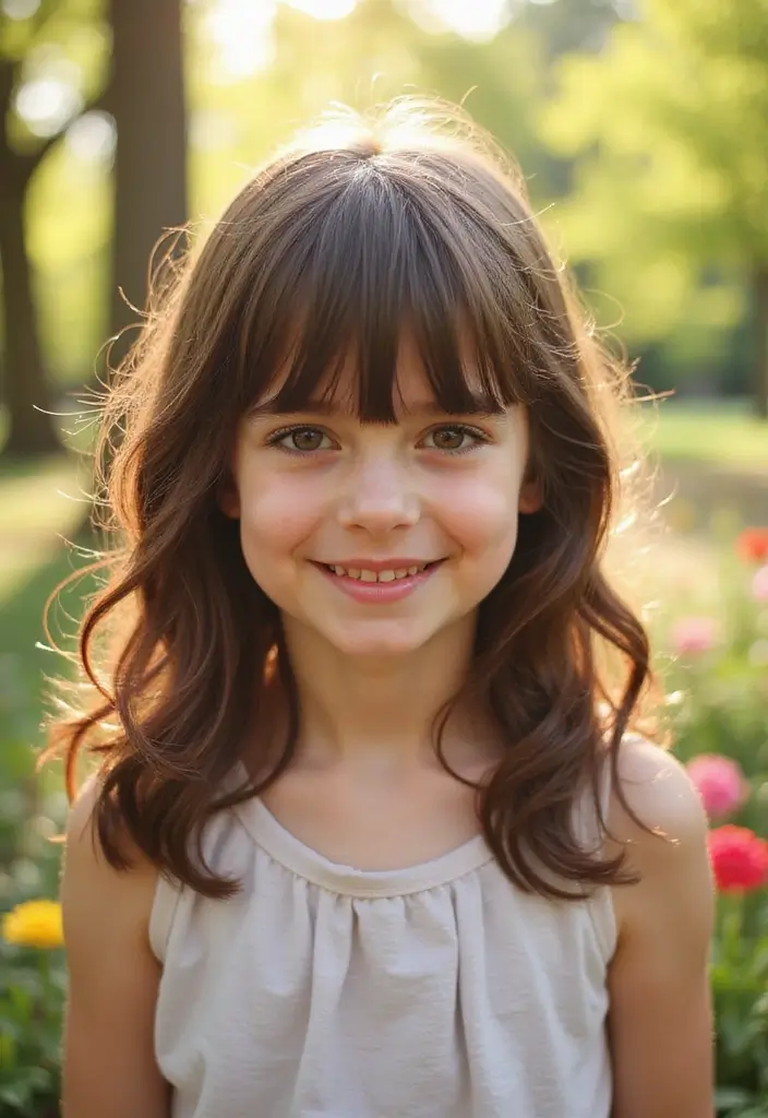 26 Fun Hairstyles Kids Will Enjoy Wearing - 22. Twisted Bangs