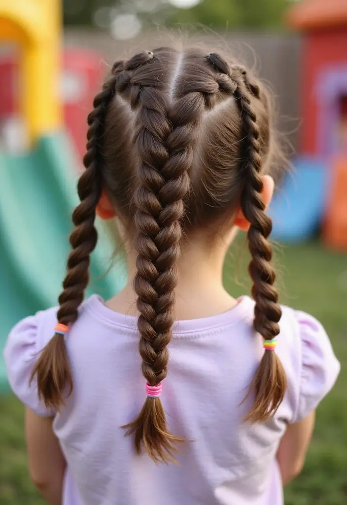 26 Fun Hairstyles Kids Will Enjoy Wearing - 24. Topsy Tail Braid