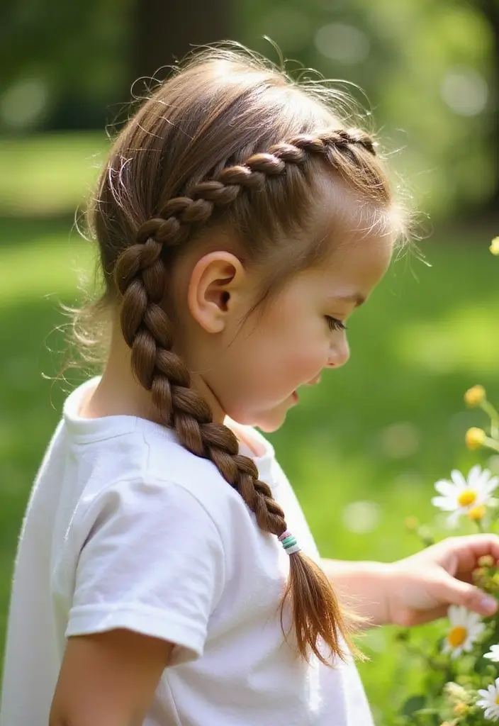 26 Fun Hairstyles Kids Will Enjoy Wearing - 9. Fishtail Braid