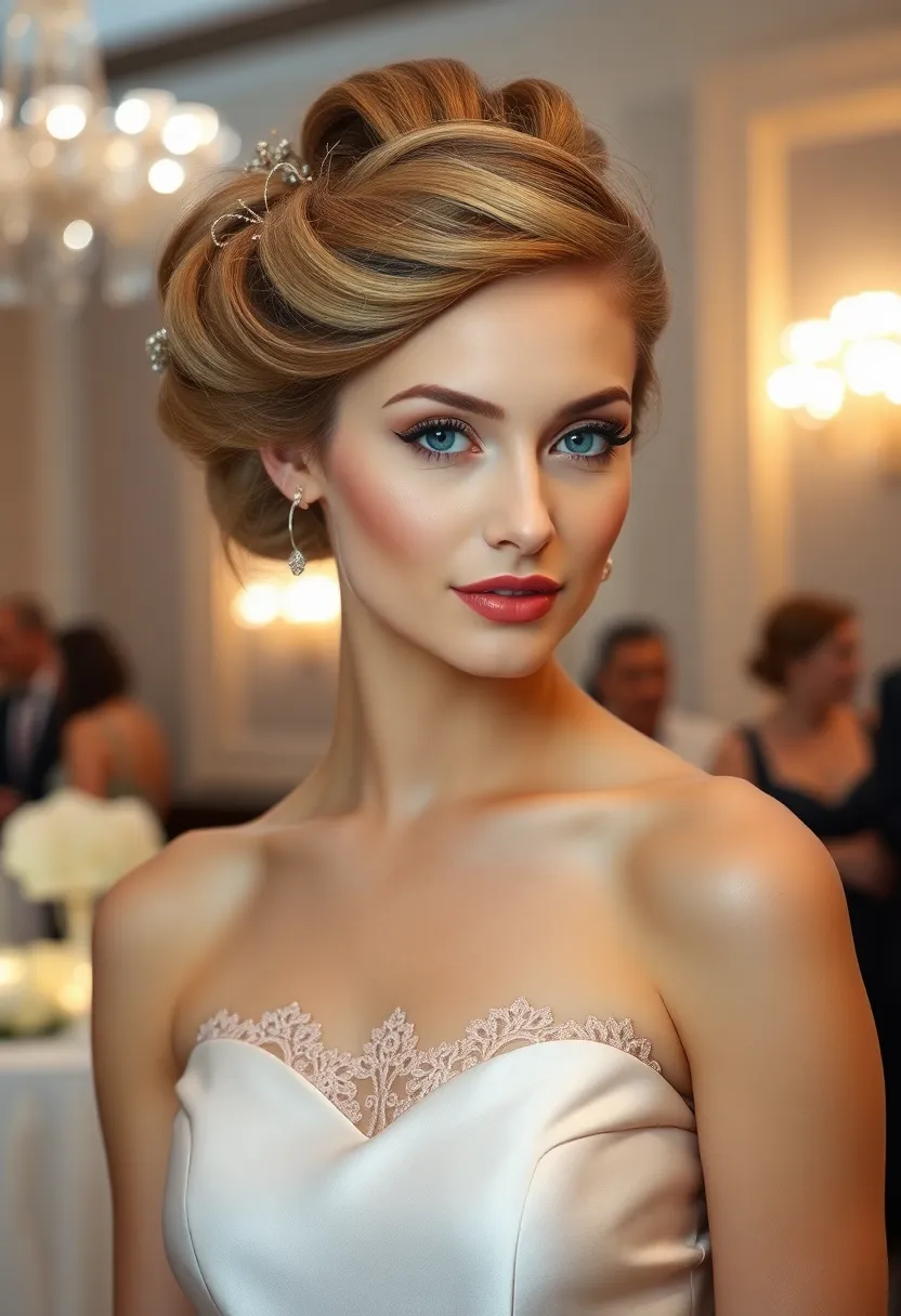 26 Hair Styles Easy Looks for Busy Days - 16. Elegant Twisted Updo