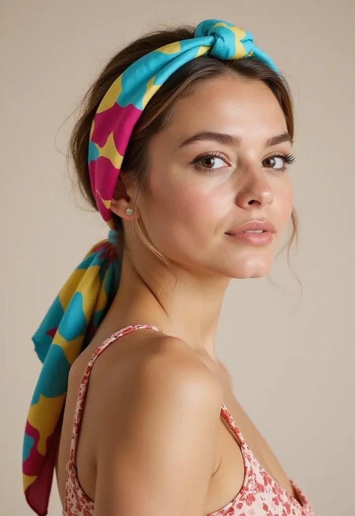 26 Hair Styles Easy Looks for Busy Days - 7. Quick Hair Wrap