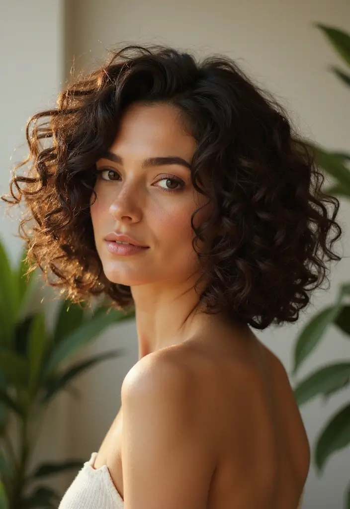 26 Hair Styles Short Hair That Look Amazing - 2. The Curly Bob