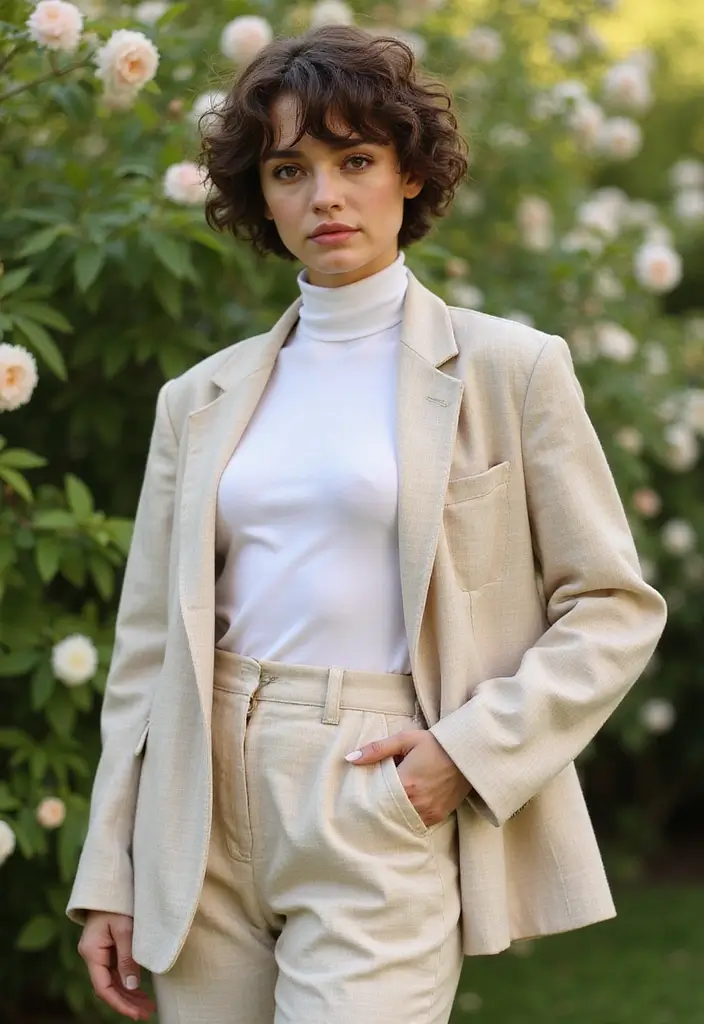 26 Hair Styles Short Hair That Look Amazing - 9. The Curly Bangs