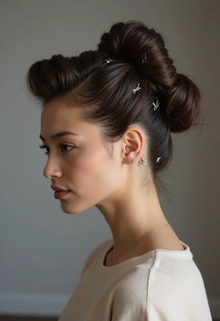 26 Hair Styles Updos That Wow at Any Occasion - 19. Bold Geometric Updo