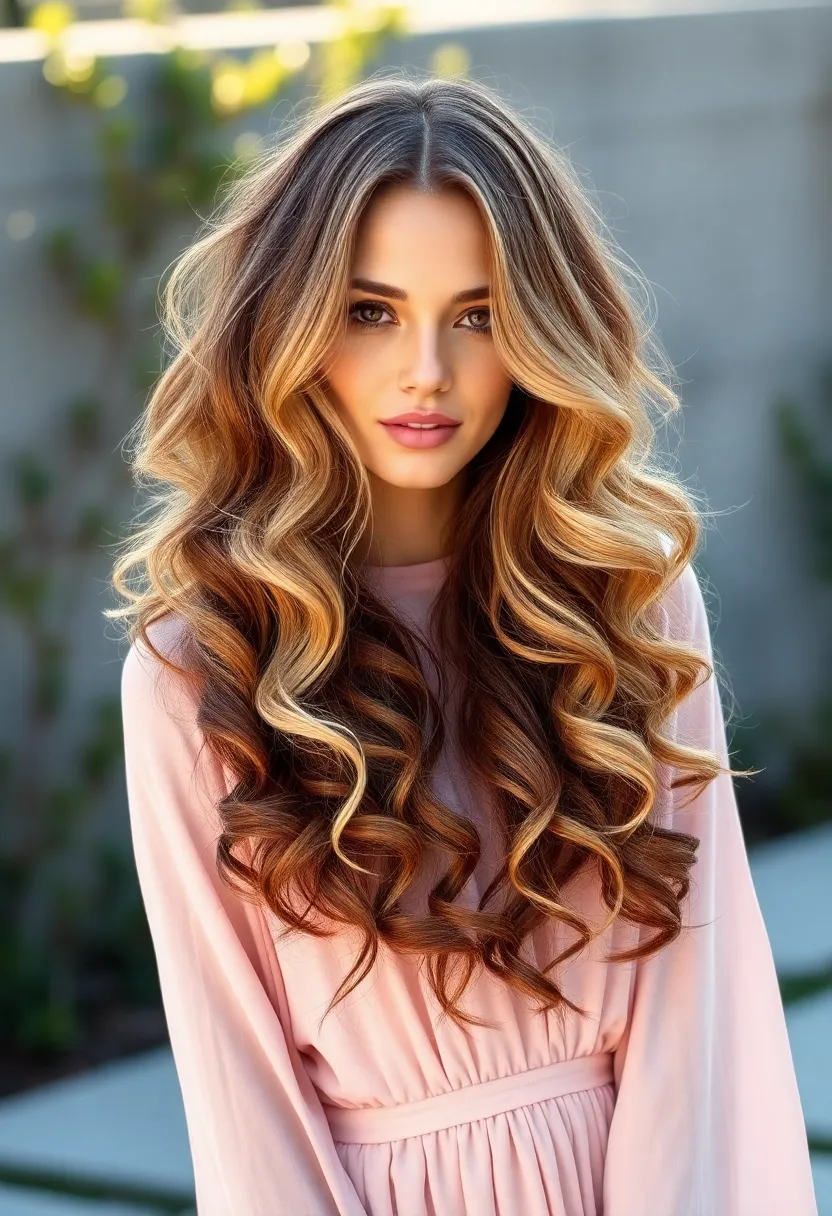 26 Haircut Long Layers to Add Dimension - 17. Long Layers with Ombre Effect