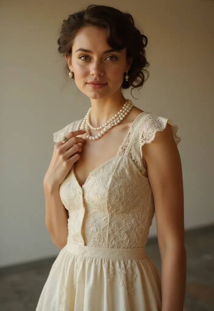 26 Haircut Round Face Styles to Flatter Your Features - 15. Vintage-Inspired Curly Updo