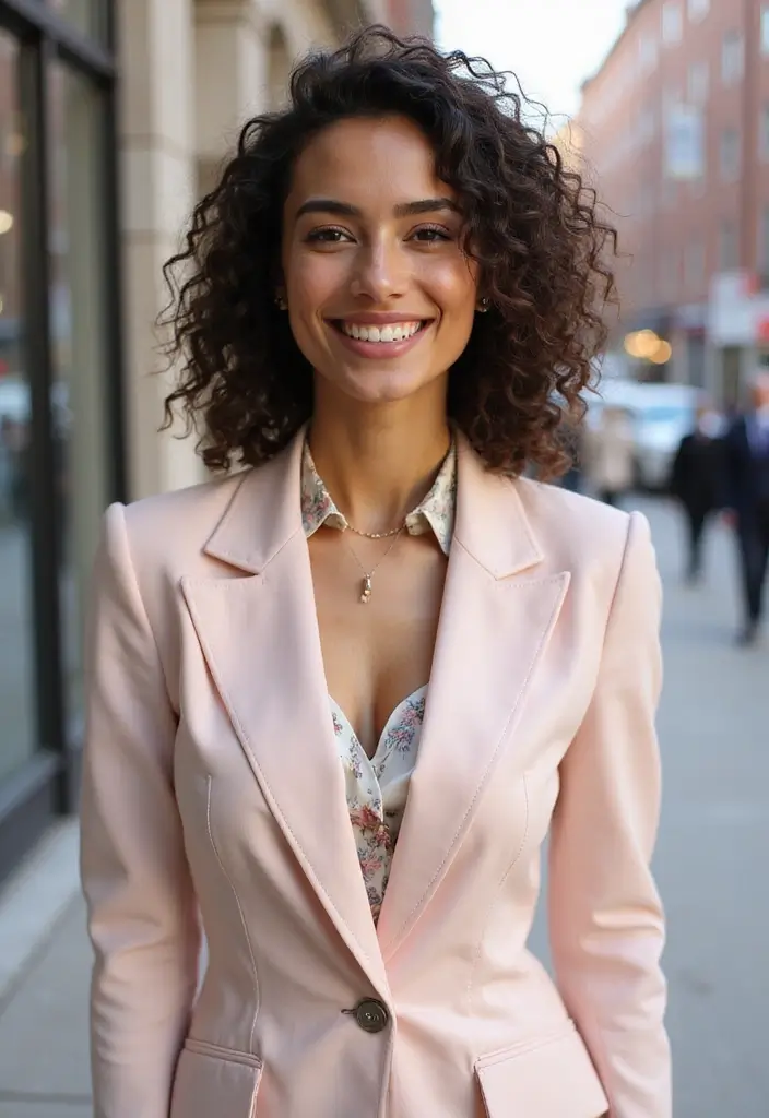 26 Haircut Round Face Styles to Flatter Your Features - 3. Shoulder-Length Curly Cut