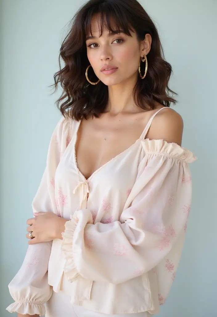 26 Haircut Round Face Styles to Flatter Your Features - 4. Side-Swept Fringe