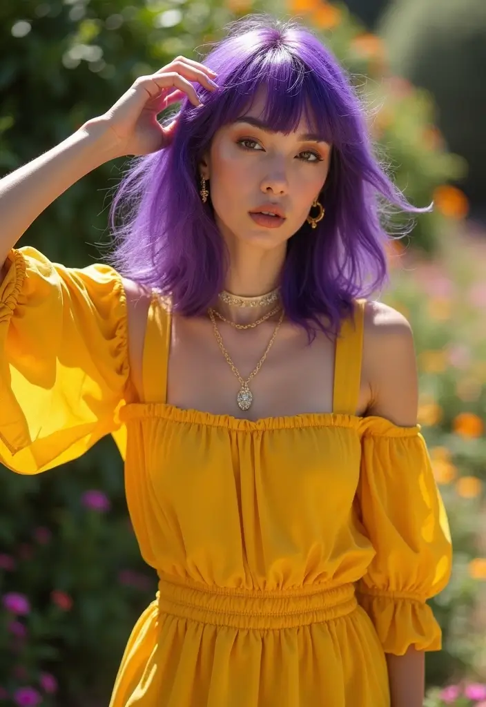 26 Haircut and Color Combos That Are Trending - 13. Flamboyant Fringe with Bold Colors
