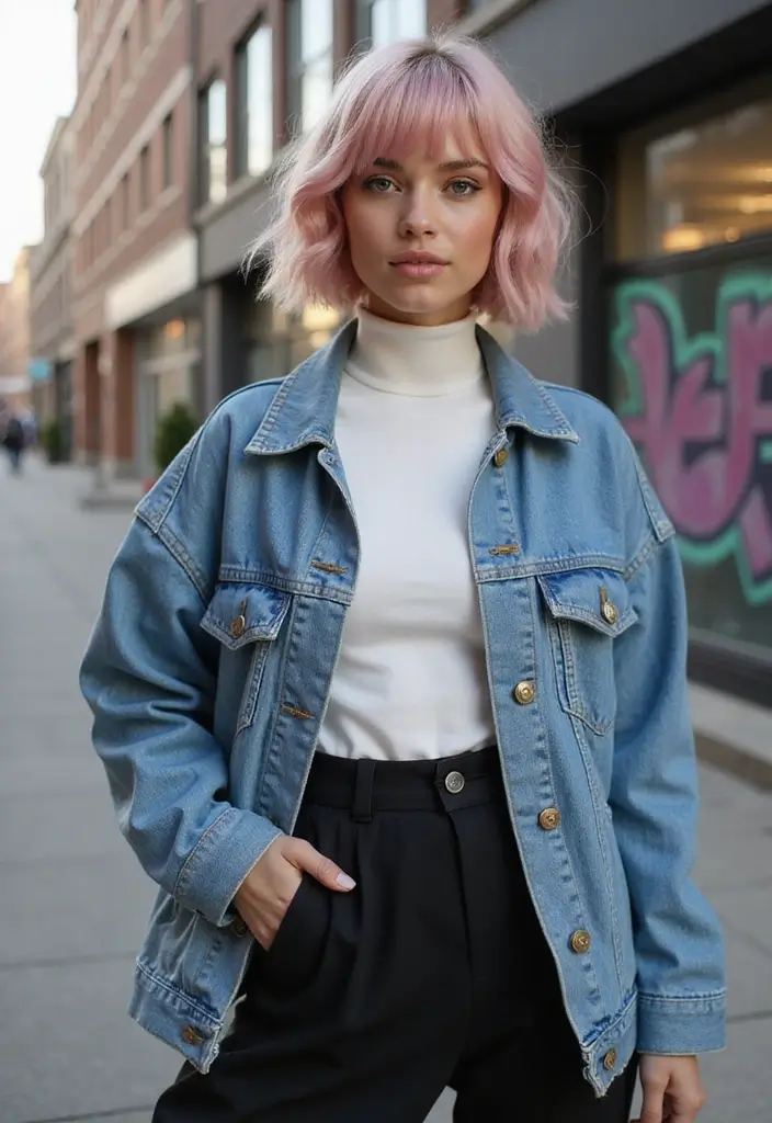 26 Haircut and Color Combos That Are Trending - 22. The Trendy Shullet with Subtle Hues